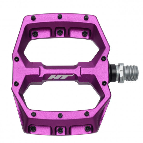 Płaskie pedały HT COMPONENTS Spider AF03 Violet