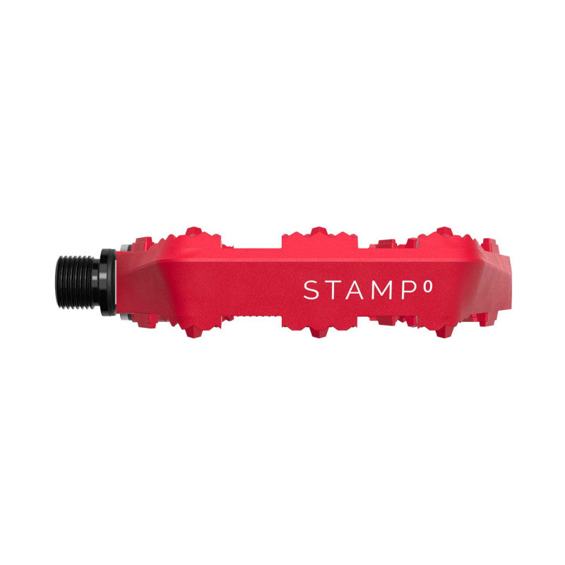 CRANKBROTHERS STAMP 0 Małe płaskie pedały Czerwony