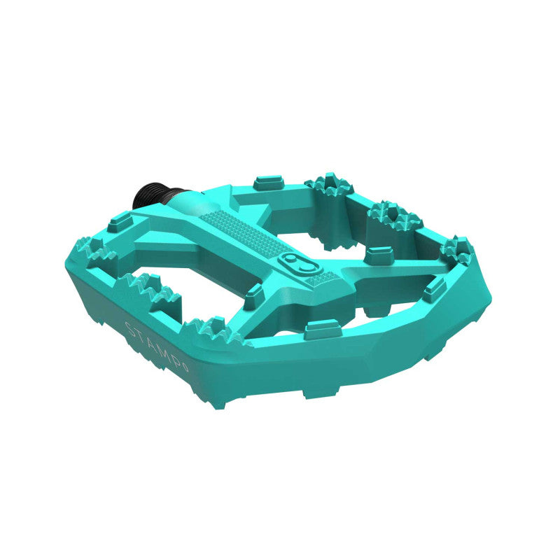Pedały płaskie CRANKBROTHERS STAMP 0 Small Turquoise