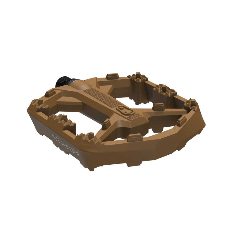 Płaskie pedały CRANKBROTHERS STAMP 0 Small Brown