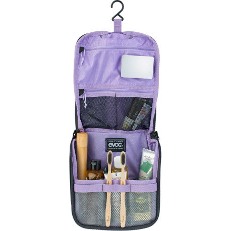 EVOC WASH POUCH Toiletry Bag Black/Purple