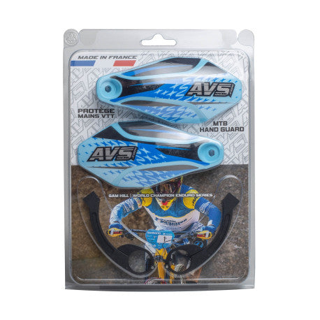 Handguard AVS KIT DECO Alu Paw Light Blue/Black