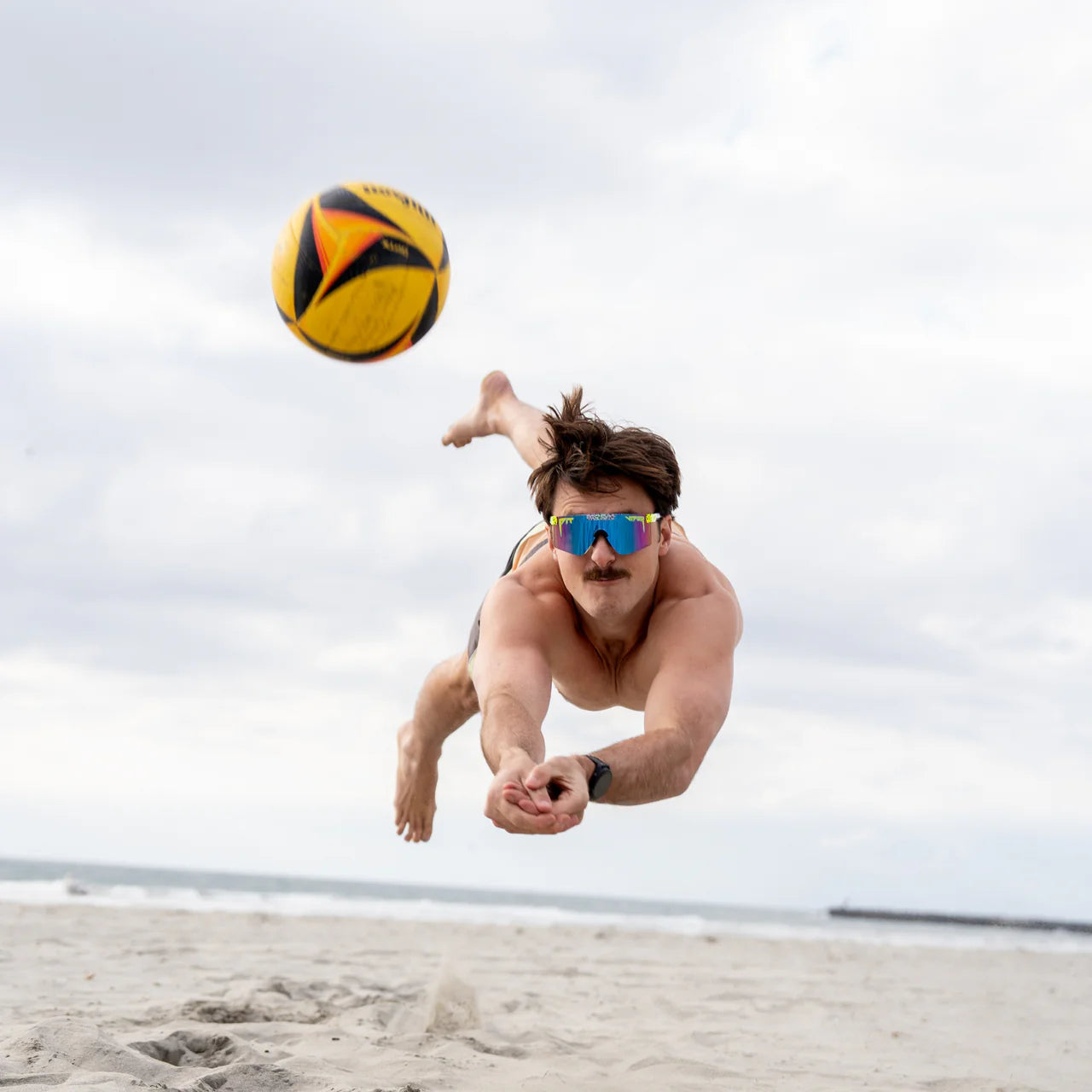 PIT VIPER THE REC BEACH ORIGINAL 2.0 NARROW HDPV Gogle polaryzacyjne niebieski/fioletowy