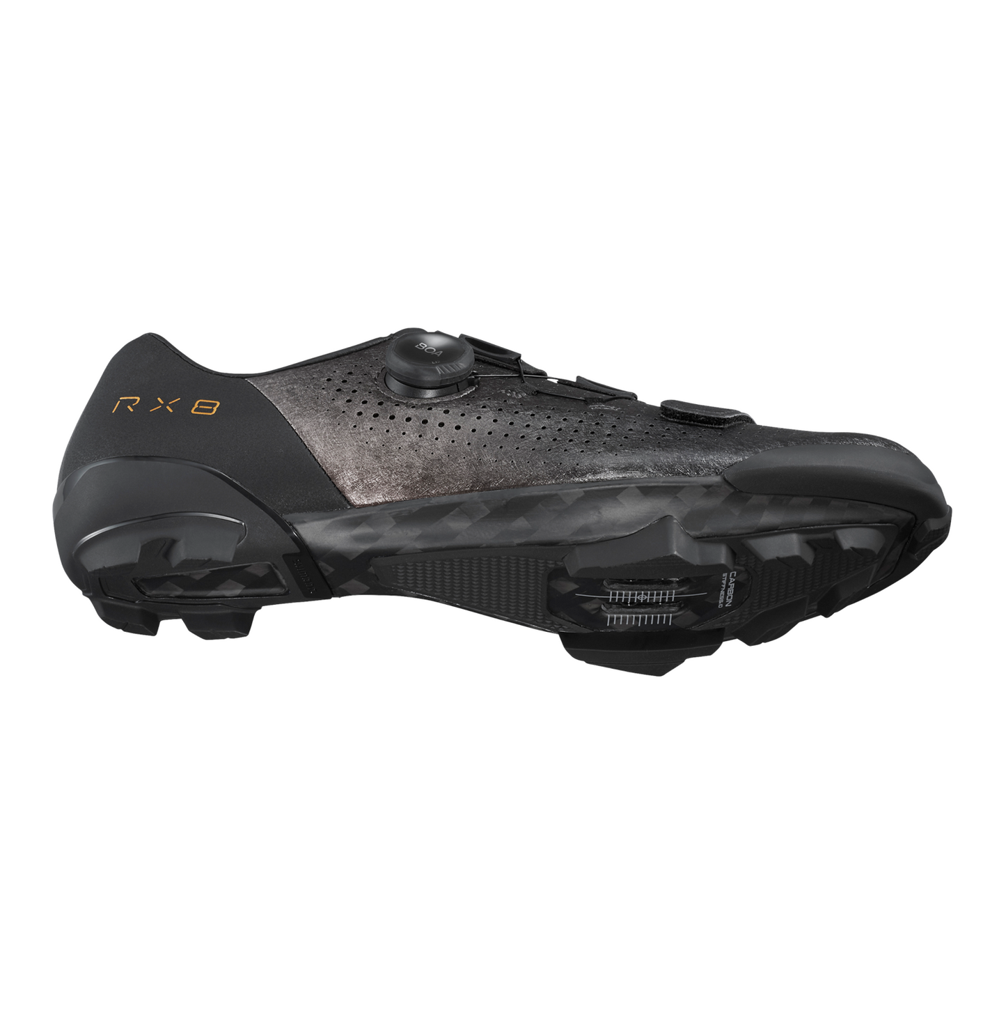 Buty szutrowe SHIMANO RX8 czarne 2025