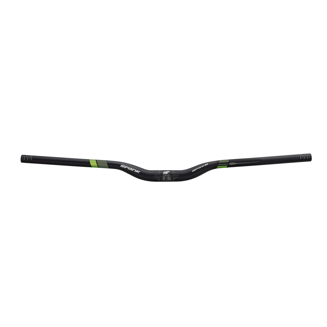 Kierownica SPANK SPIKE 800 VIBROCORE Rise 30mm 31.8/800mm czarny/zielony