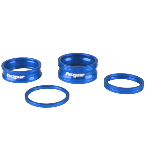 Zestaw dystansów HOPE SPACE DOCTOR 1"1/8 Blue Headset Spacers Kit