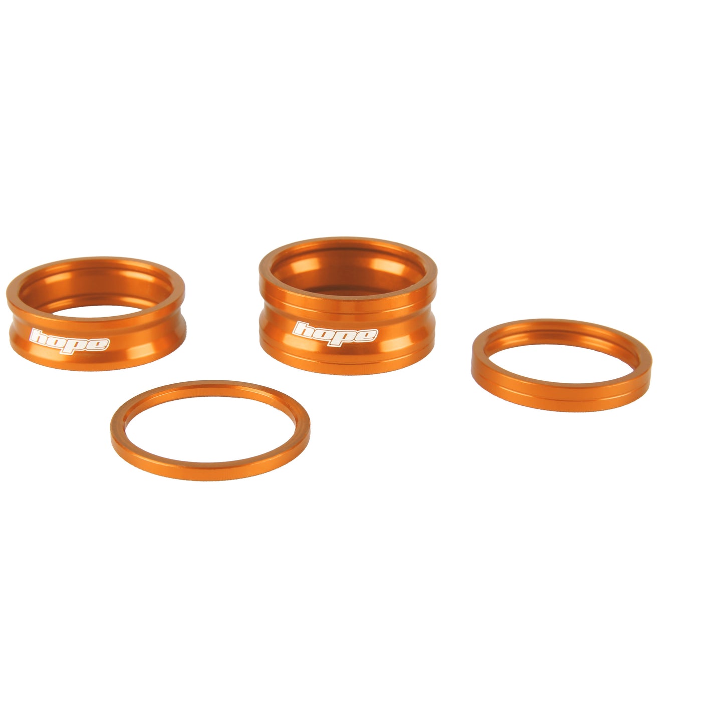 Zestaw dystansów HOPE SPACE DOCTOR 1"1/8 Orange Headset Spacers Kit