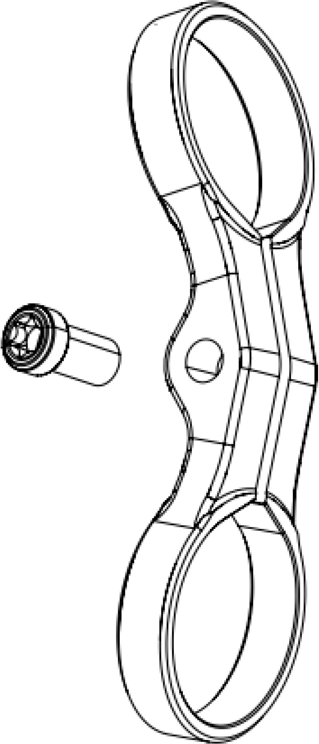 SRAM Right/Left Mounting Clamp for AXS INFINITE POD Controller