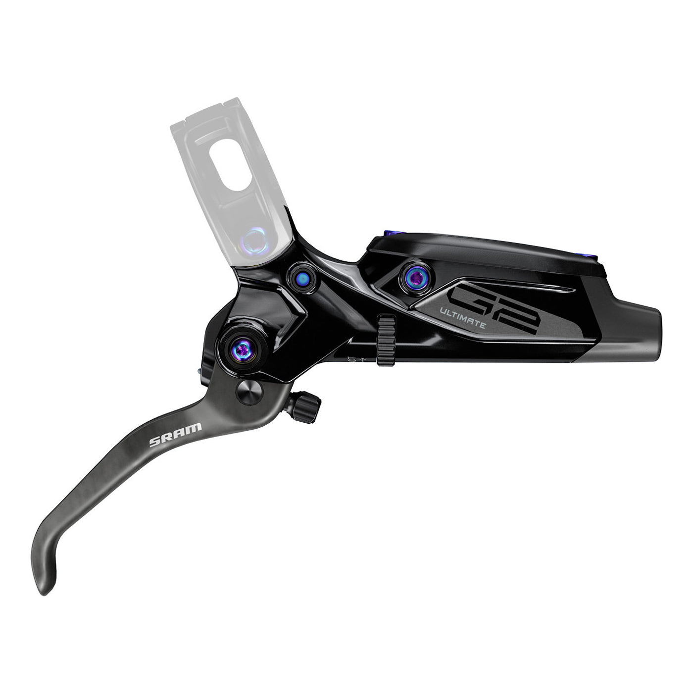 SRAM G2 Ultimate (A2) Glossy Black Complete Lever Screws Rainbow #11.5018.052.011