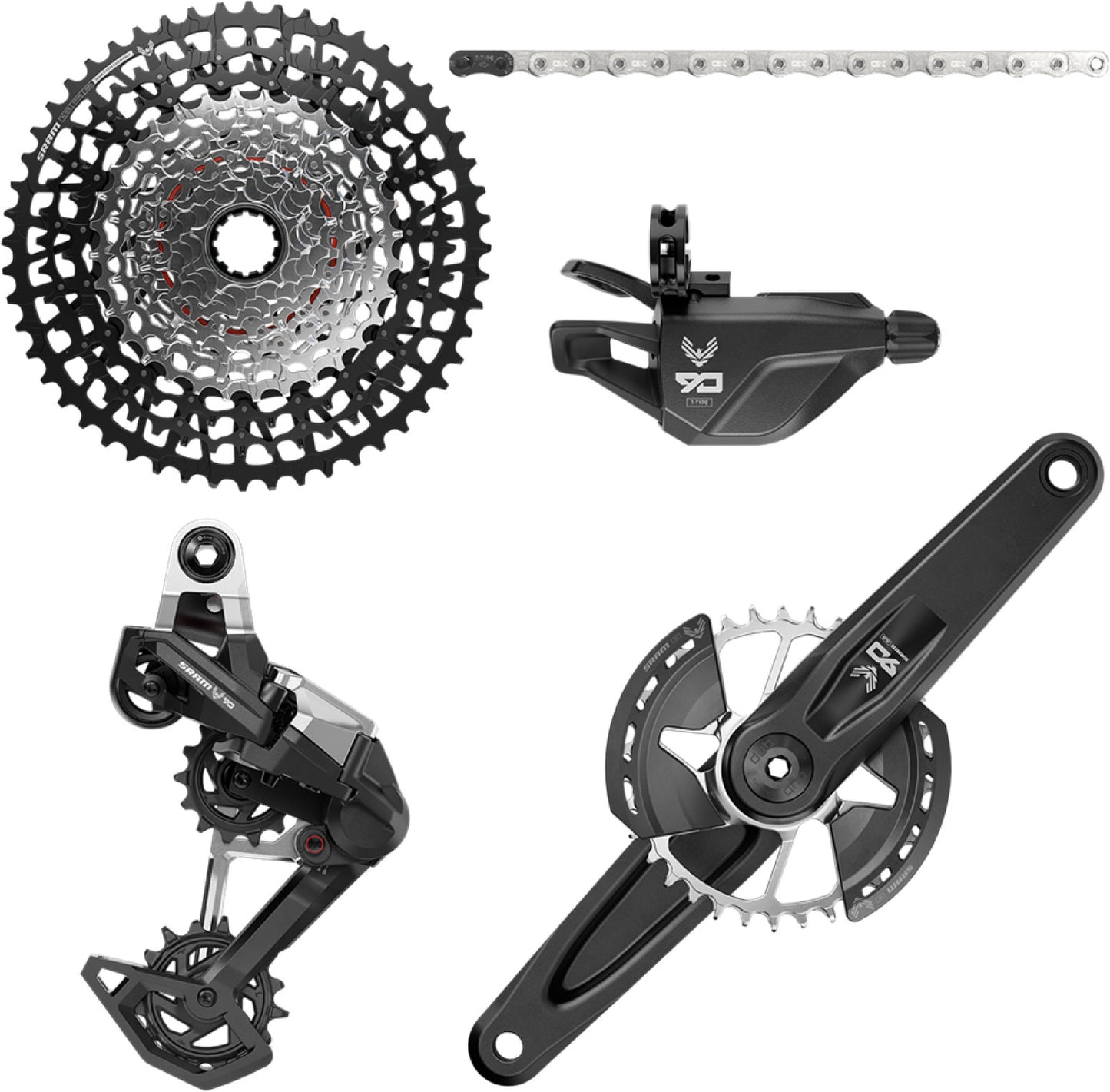 SRAM EAGLE 90 T-TYPE DUB 12V 32T 2-Guards Package