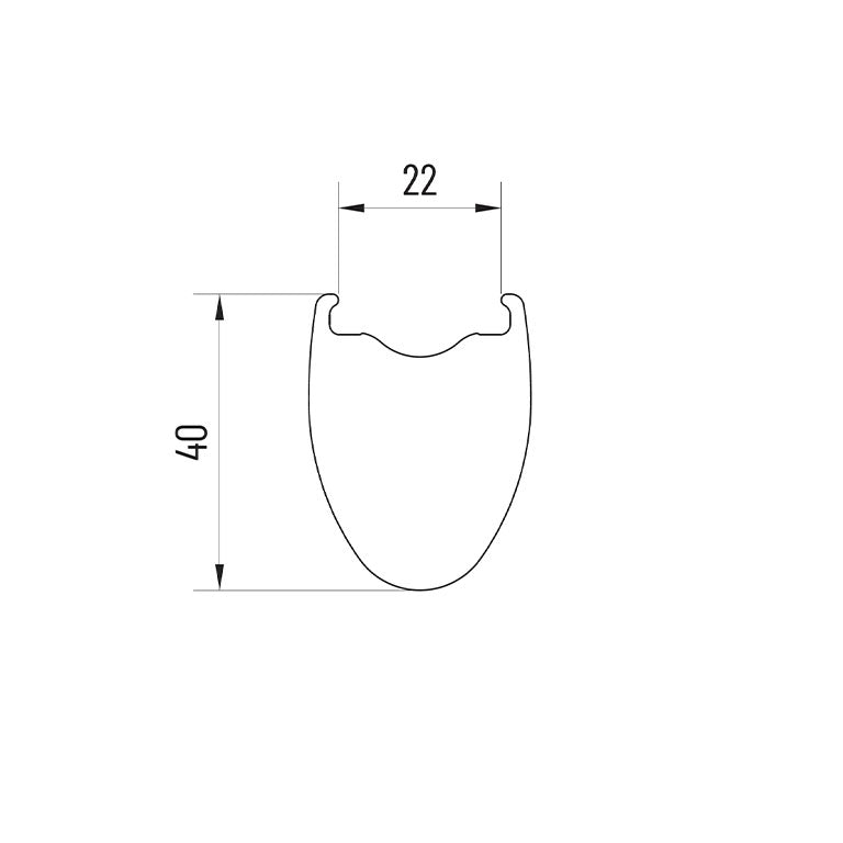 Para kół MICHE SWR EVO 40 DISC przystosowanych do jazdy bezdętkowej (centralna blokada)