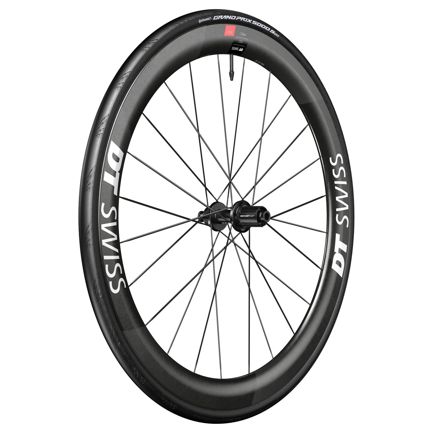 Para kół DT SWISS ARC 1100 DICUT WTS SPO 50 DISC przystosowanych do jazdy bezdętkowej (centralna blokada)