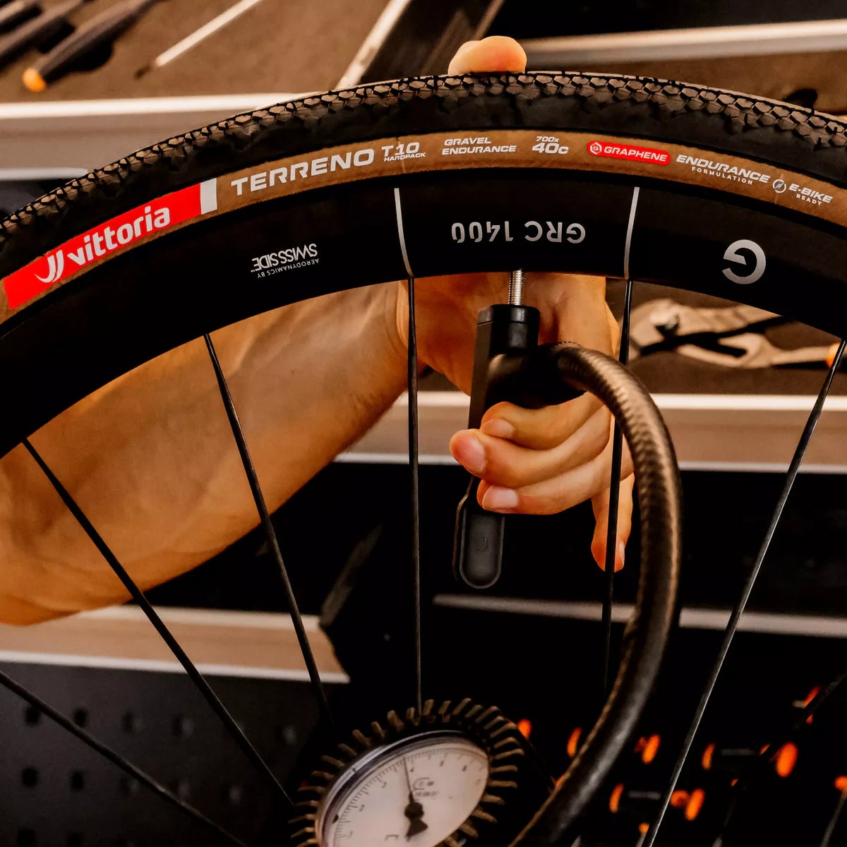 VITTORIA TERRENO T10 HARDPACK 700x40c Gravel Endurance Tubeless Ready Soft Brown tire