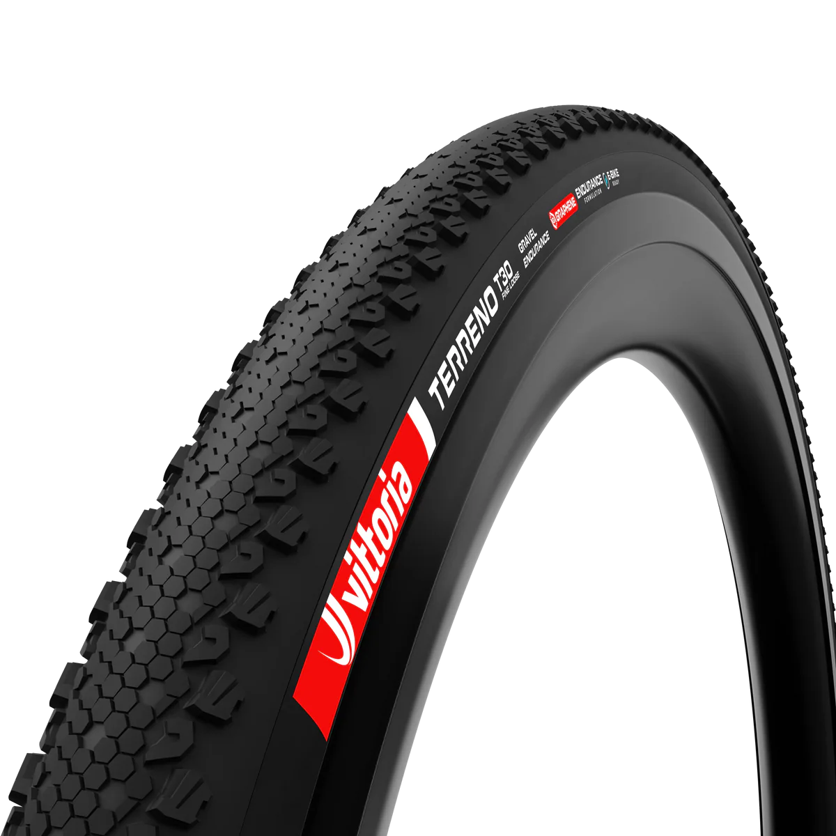 VITTORIA TERRENO T30 FINE LOOSE 700x45c Gravel Endurance Tubeless Ready Miękka opona w kolorze czarnym