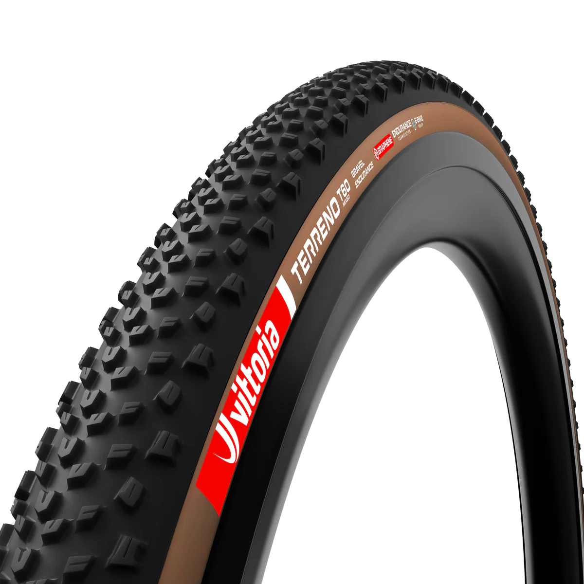 Opona VITTORIA TERRENO T60 MIXED 700x40c Gravel Endurance Tubeless Ready Soft Brown