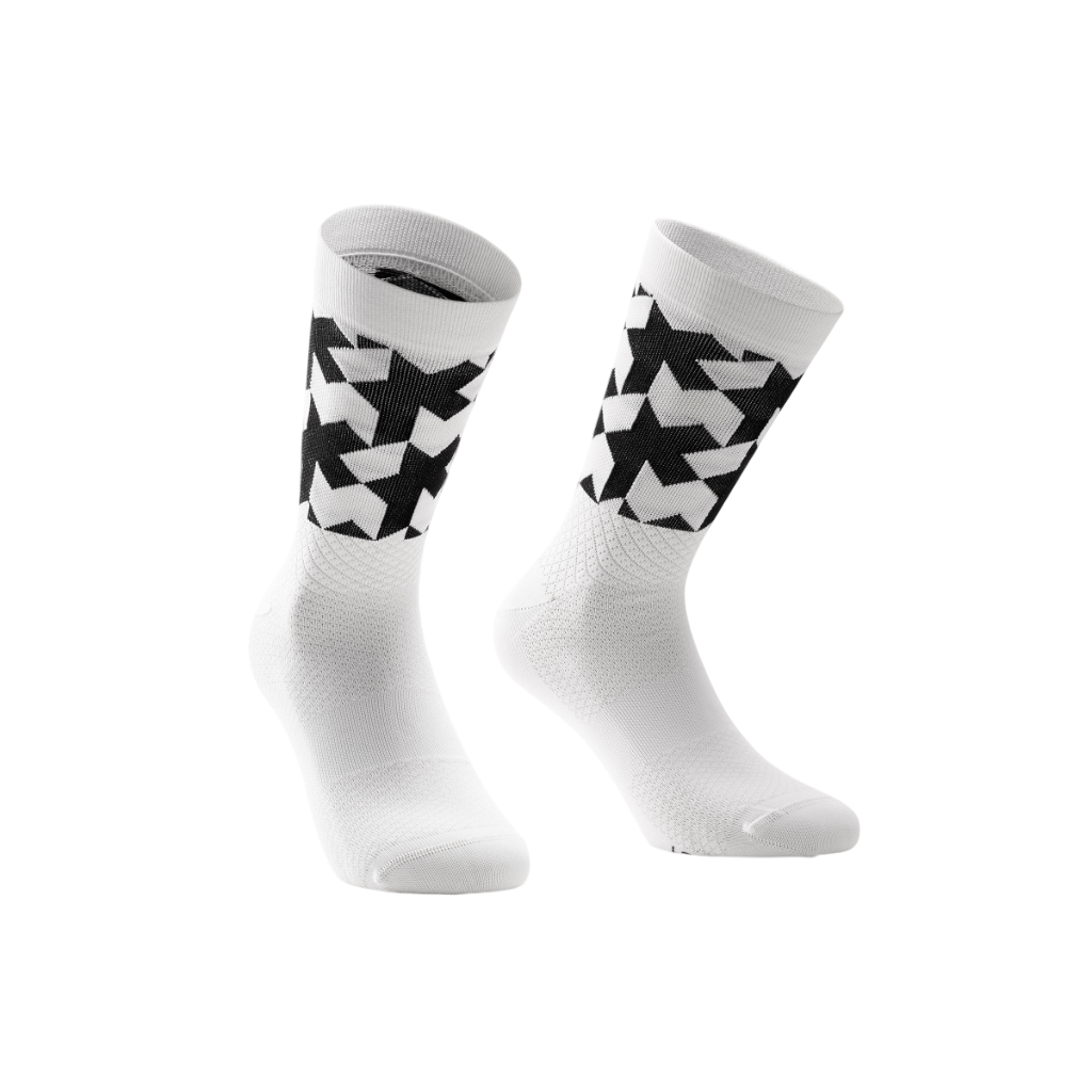 ASSOS MONOGRAM EVO Skarpety Biały