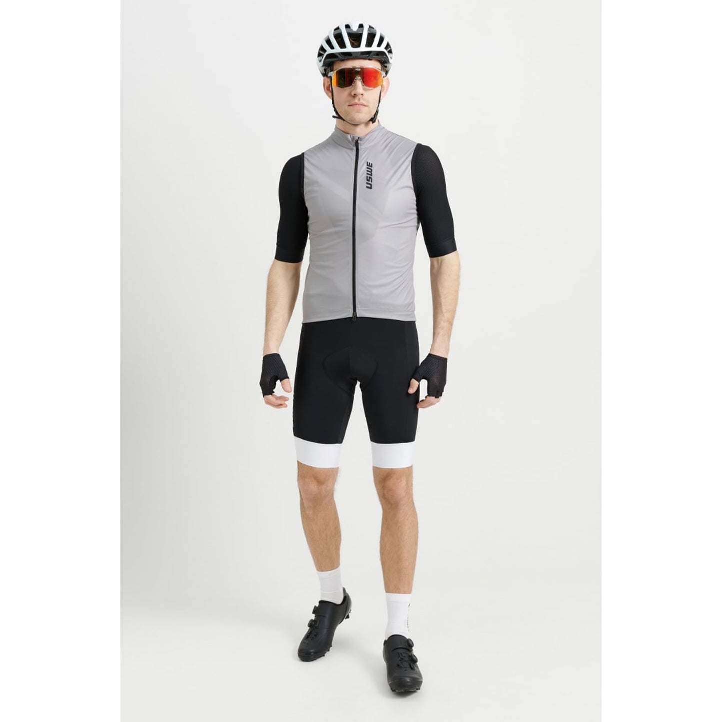 USWE WIND GRAVEL Grey Sleeveless Jacket
