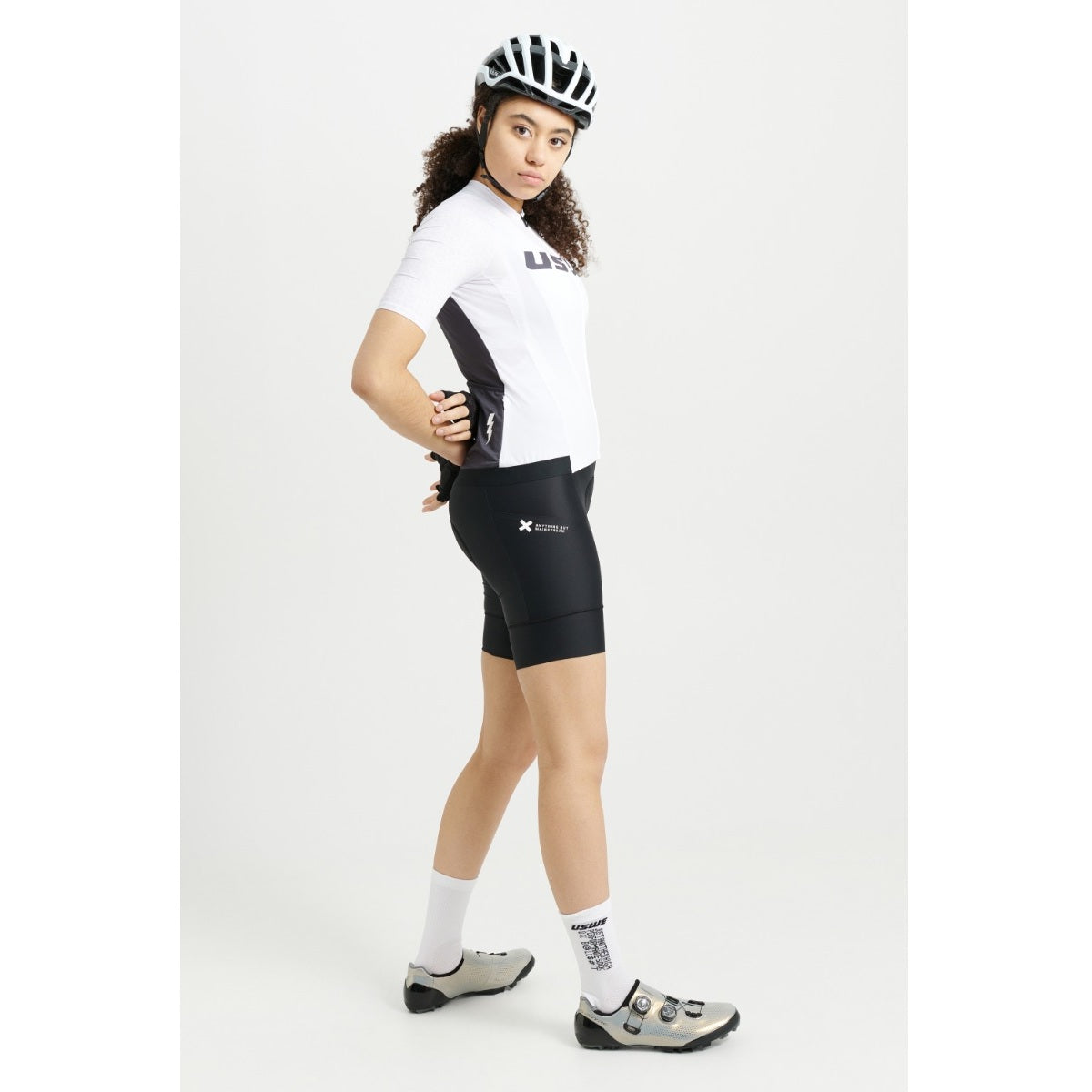 USWE GRUS GRAVEL Ladies Short Sleeve Jersey White