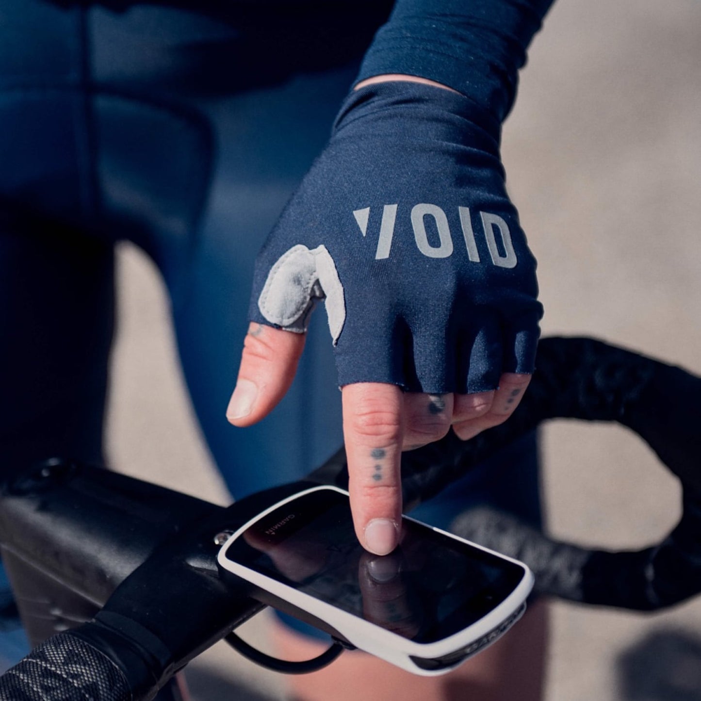VOID VELO Short Gloves Navy