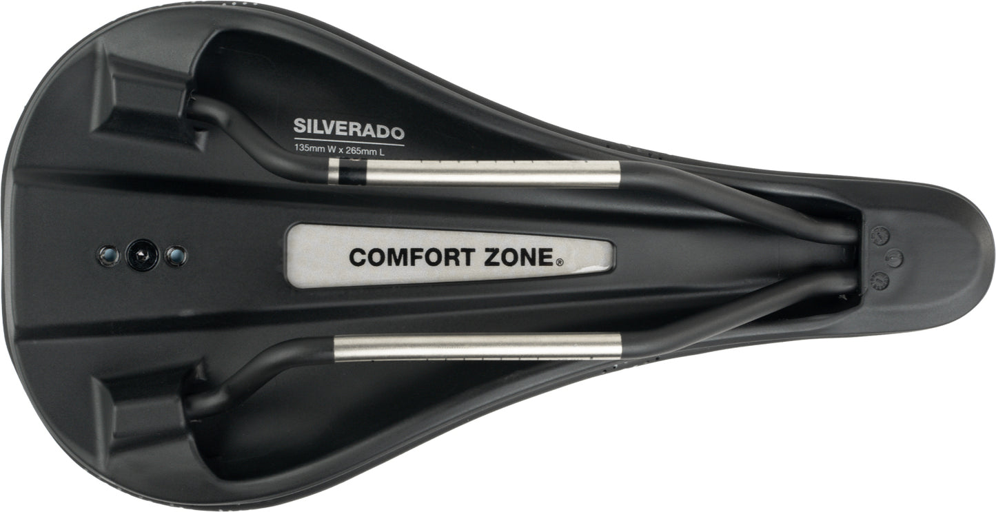 Karbonowe szyny siodełka WTB SILVERADO 135 mm czarne