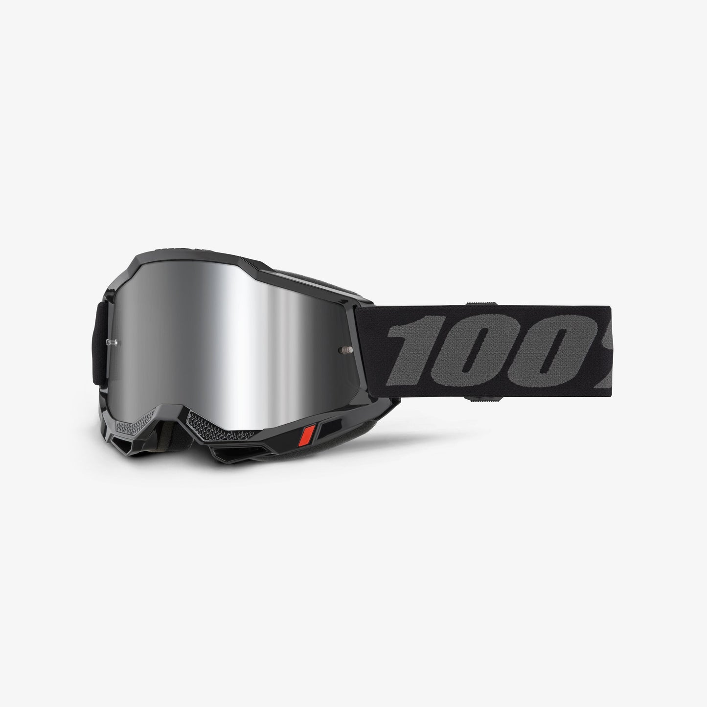 Maska 100% ACCURI 2 Czarna Szyba Silver Mirror