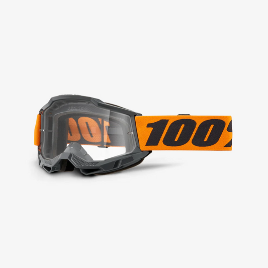 Mask 100% ACCURI 2 Grey/Orange Clear Screen