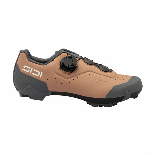 Buty XC gravel Sidi Liinea Woman cork brown, widok z zewnętrznego profilu