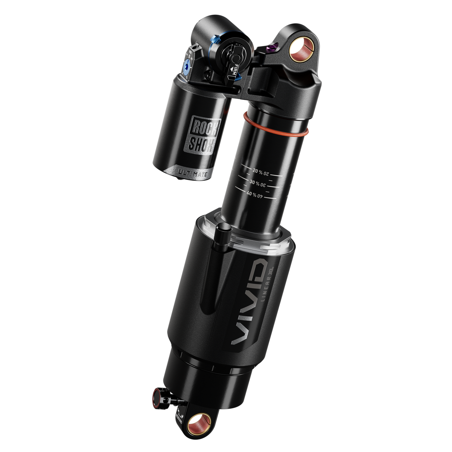Rear Shock Vivid Ultimate RC2T - (210x55) Linear XL Air, 3 Tokens, Reb55/Comp30, lockout 45, Adj HydB/O,Standard75 Standard (8x20) -D1-StumpjumperCarbonEvo(2021+)