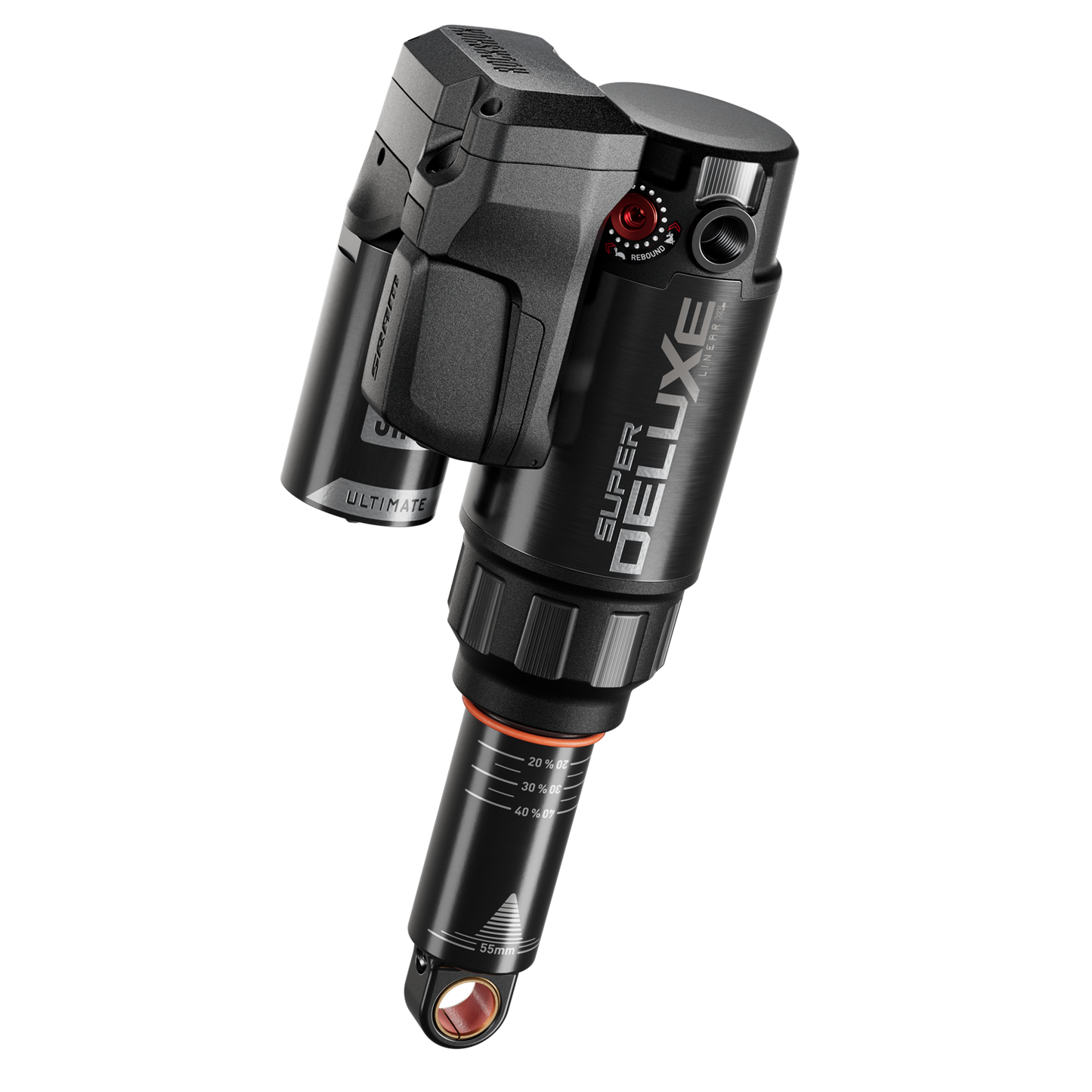 RS Super Deluxe Ultimate Flight Attendant - (205x60) LinearXLAir, TokenLoc5, Reb55/Comp34, Mid4-Lock6, HydB/O Ttrun Nb90deg (bateria, ładowarka USB-C) -D1 SBCEnduro2020+