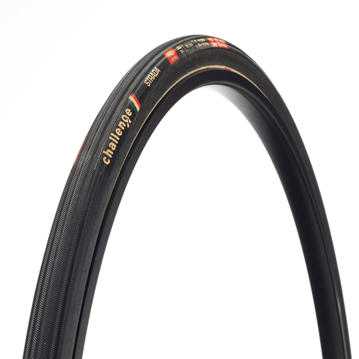 Opona CHALLENGE OPEN STRADA 700x25c TubeType Black