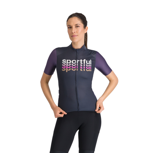 Damska koszulka z krótkim rękawem SPORTFUL SUPERGIARA 2 LOGO Navy