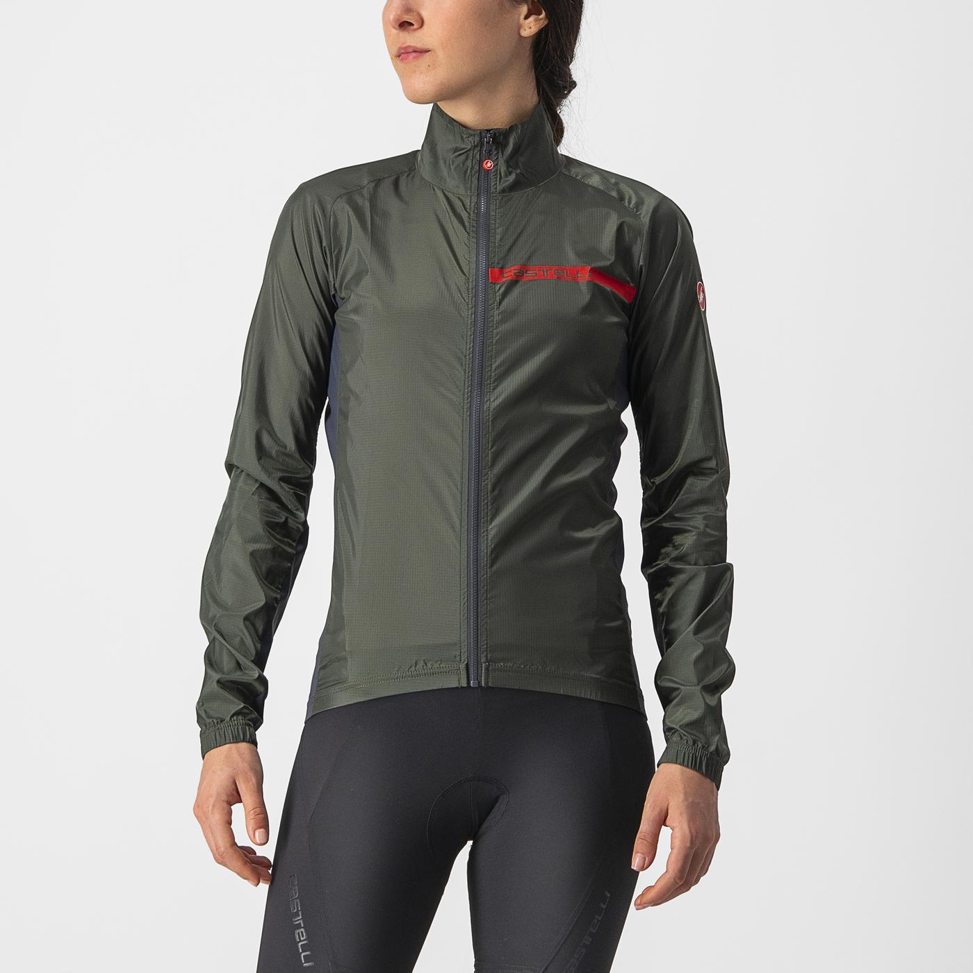 CASTELLI SQUADRA STRETCH Kurtka damska Khaki