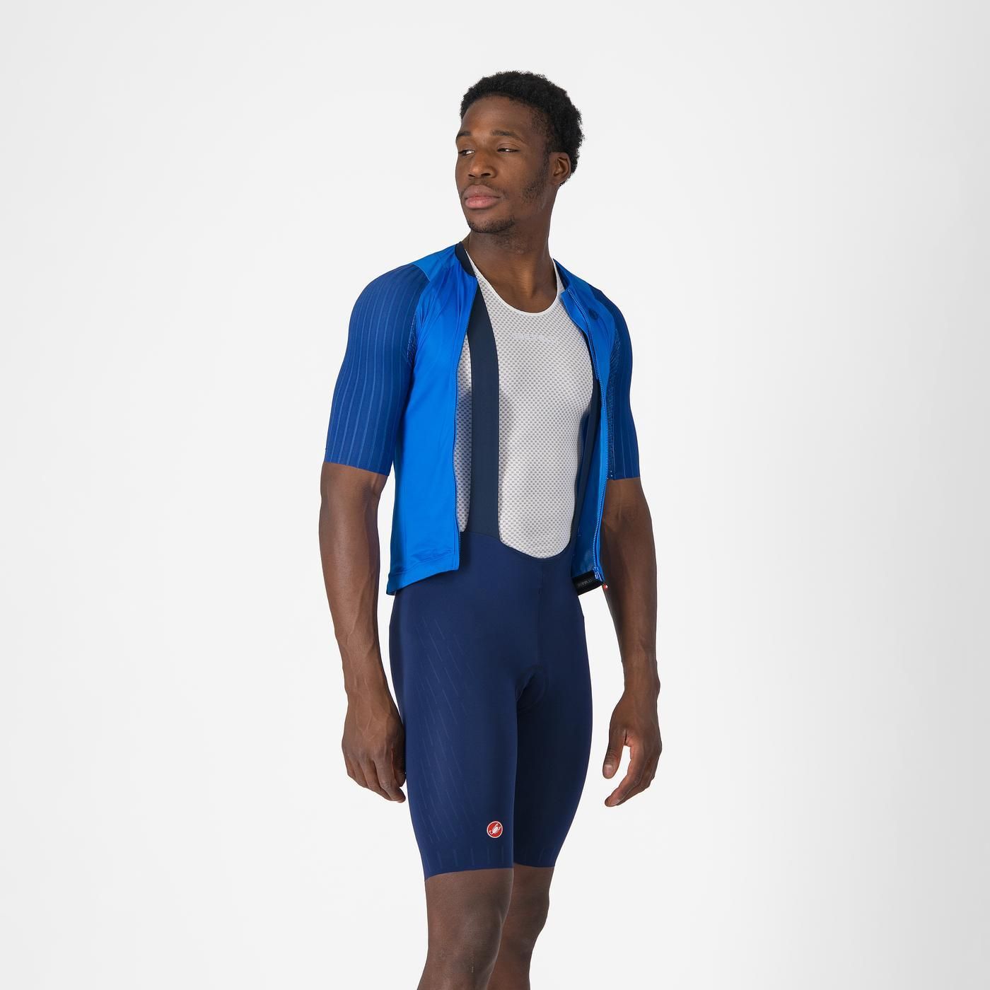 Koszulka CASTELLI FREE AERO RACE S Navy Bib Tight