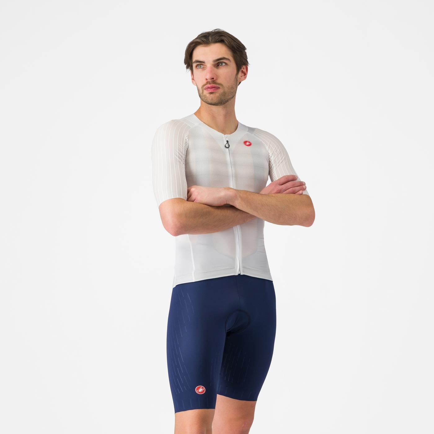 Koszulka CASTELLI FREE AERO RACE S Navy Bib Tight