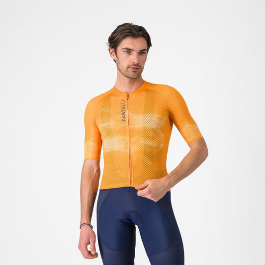 CASTELLI CLIMBER'S A/C Short Sleeve Jersey Orange