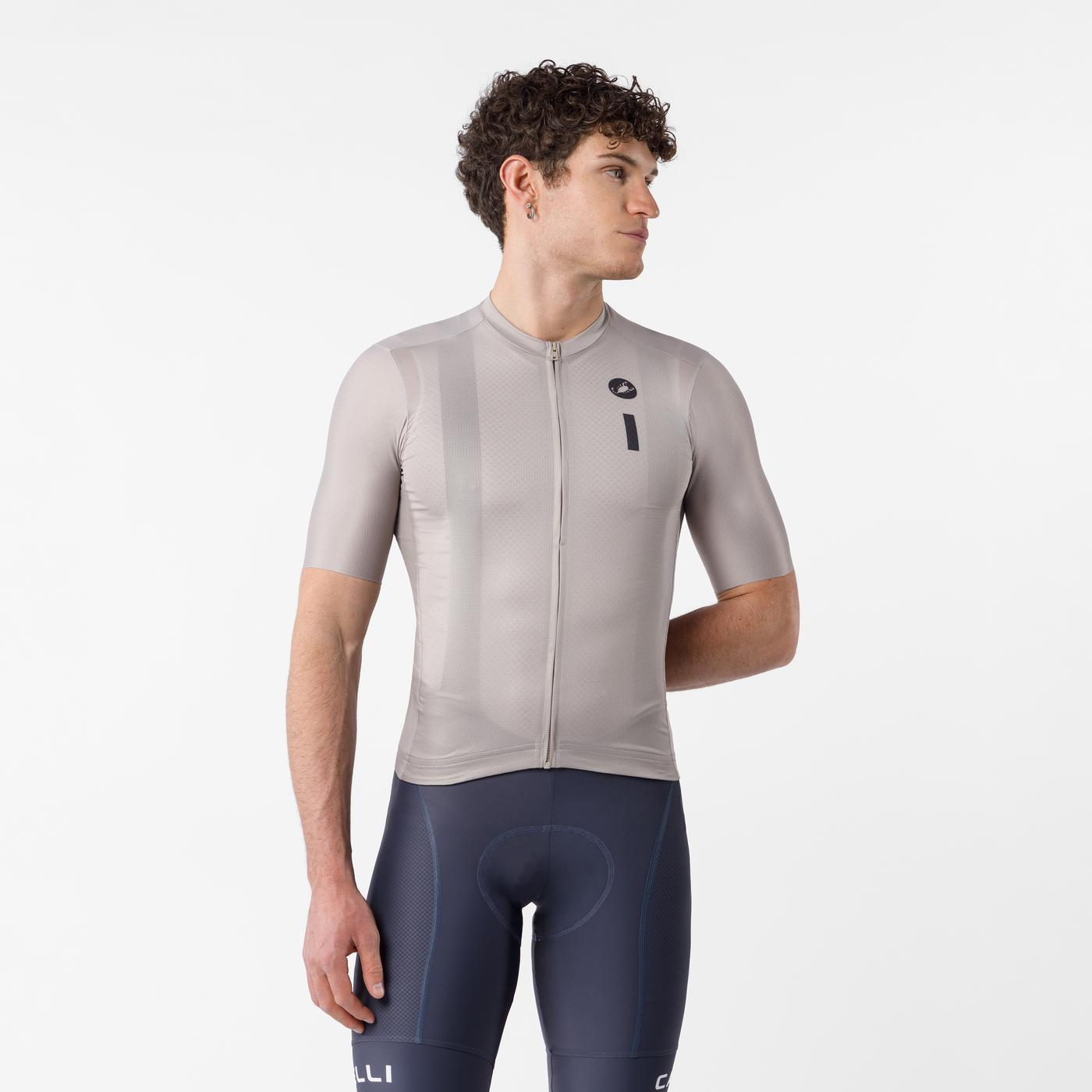 CASTELLI DRITTONE LOGO Short Sleeve Clay Jersey