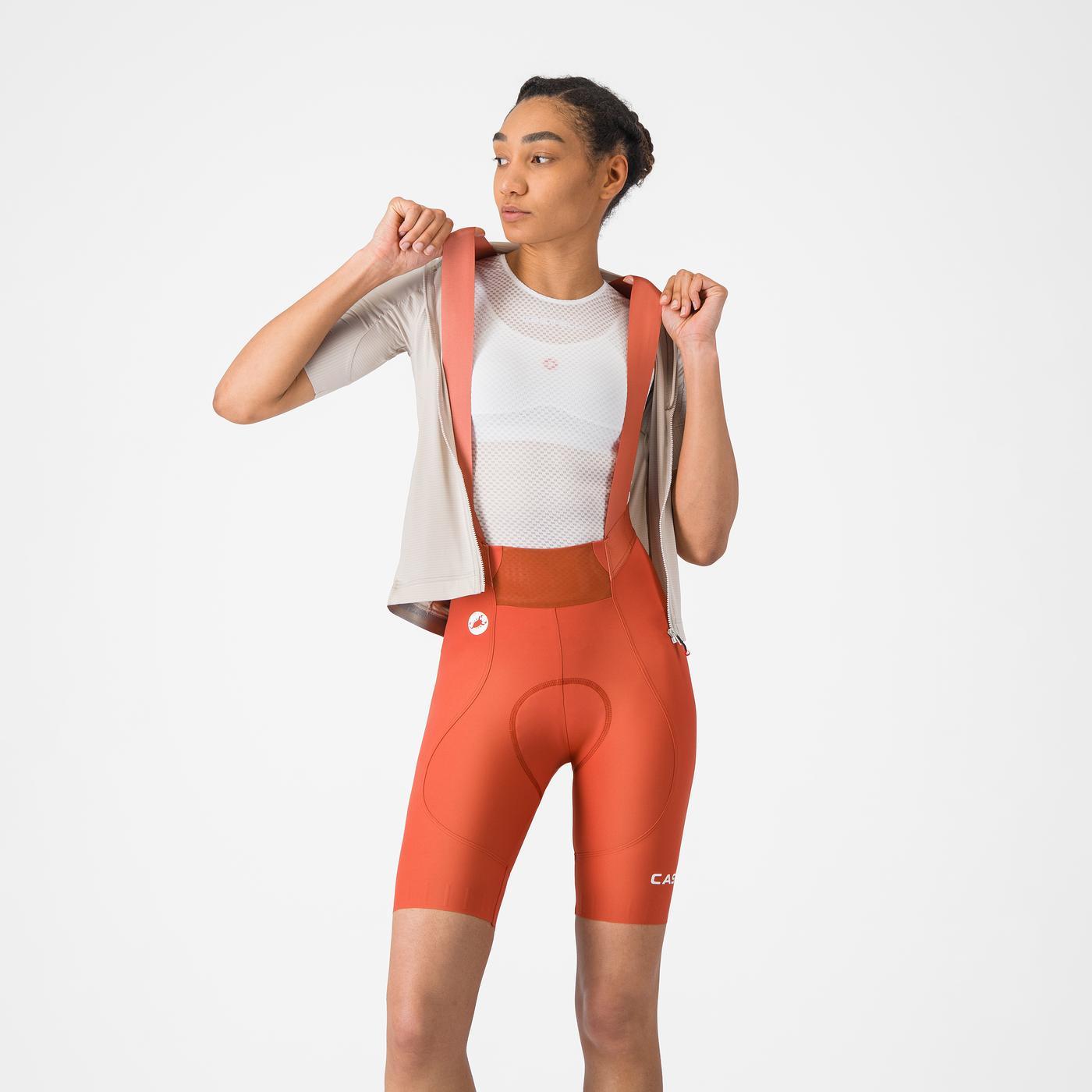 CASTELLI ESPRESSO 2 W DT Paprika Bib Short