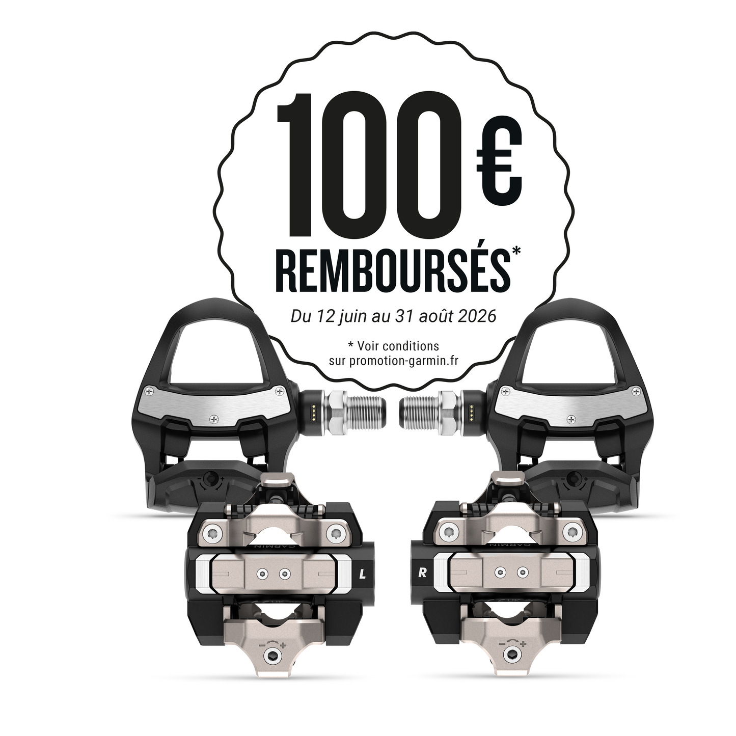Power Meter Pedal Kit GARMIN RALLY RK/XC 210