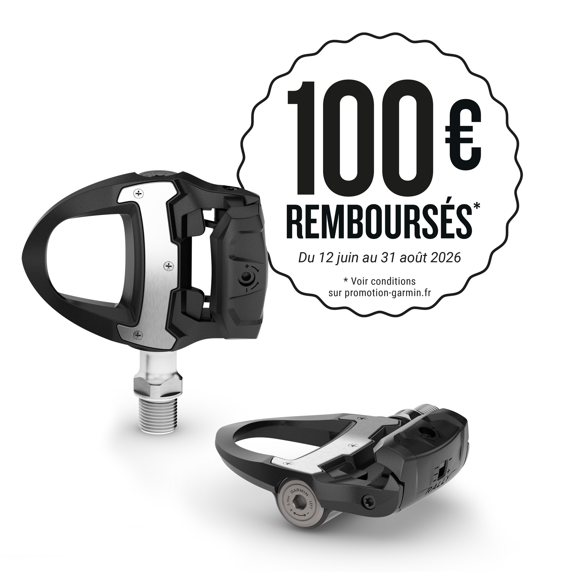 GARMIN RALLY RS 110 Power Meter Pedals – Probikeshop