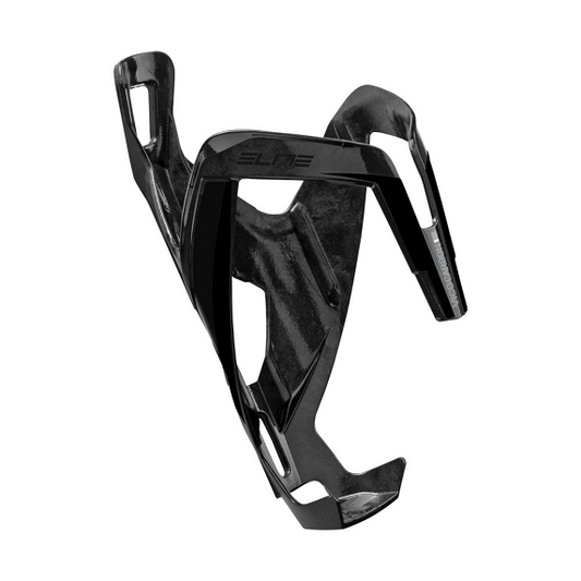 Carbon bottle cage ELITE VICO Black Glossy Black Logo