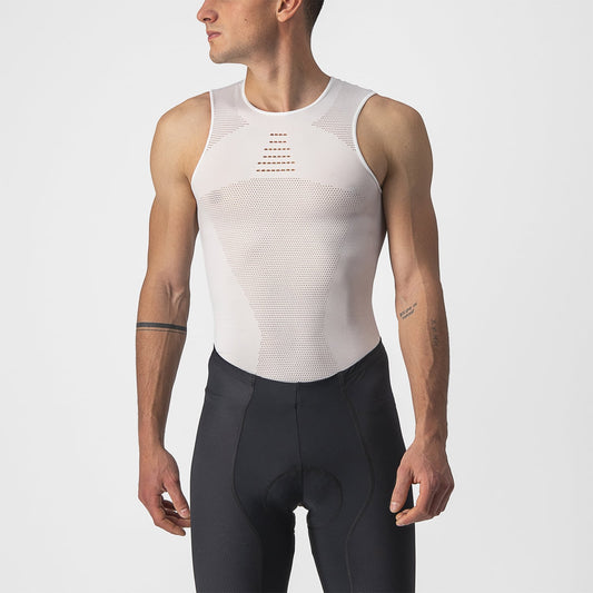 CASTELLI CORE SEAMLESS Bielizna bez rękawów biały