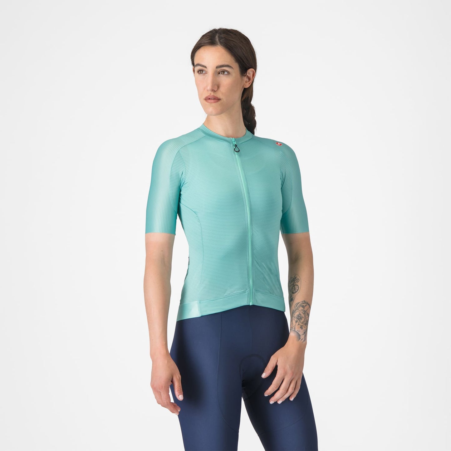 CASTELLI ESPRESSO Ladies Short Sleeve Jersey Turquoise