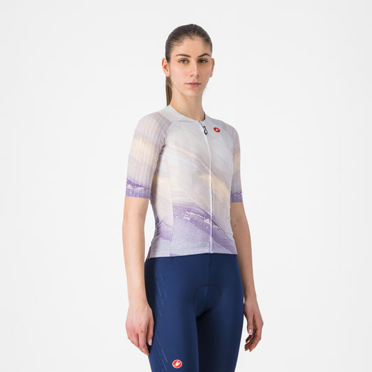 Damska koszulka z krótkim rękawem CASTELLI AERO PRO 8S Multicolour