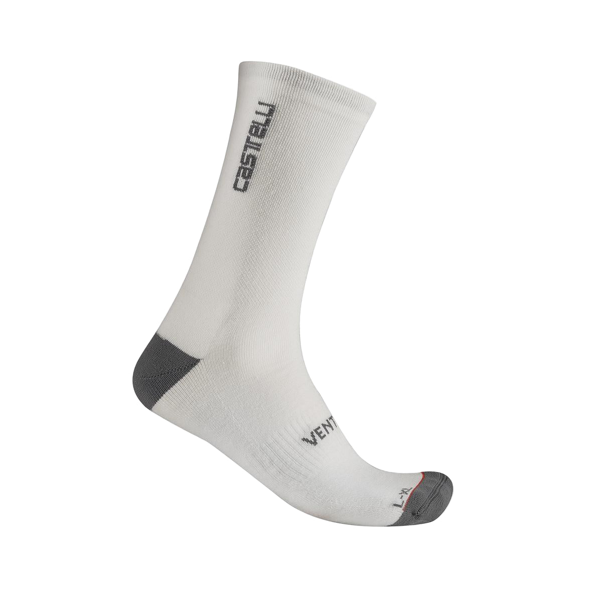 CASTELLI VENTI SOFT MERINO Skarpetki białe