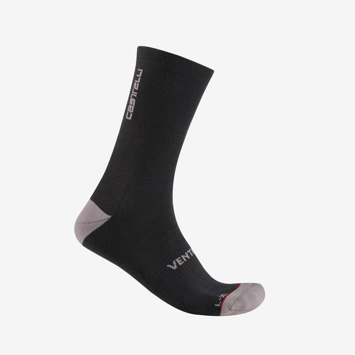 Skarpety CASTELLI VENTI SOFT MERINO czarne
