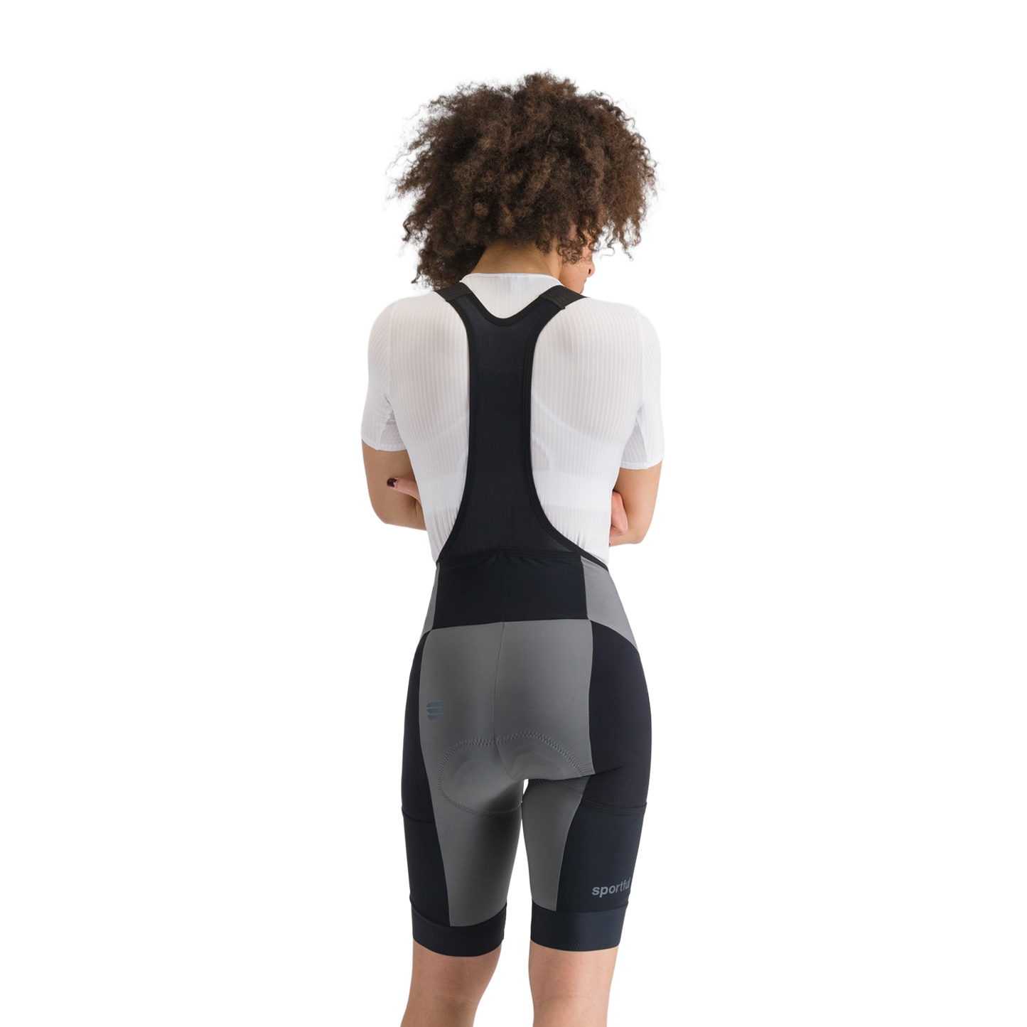 SPORTFUL SUPERGIARA 2 Women's Grey/Black Bibtights Short