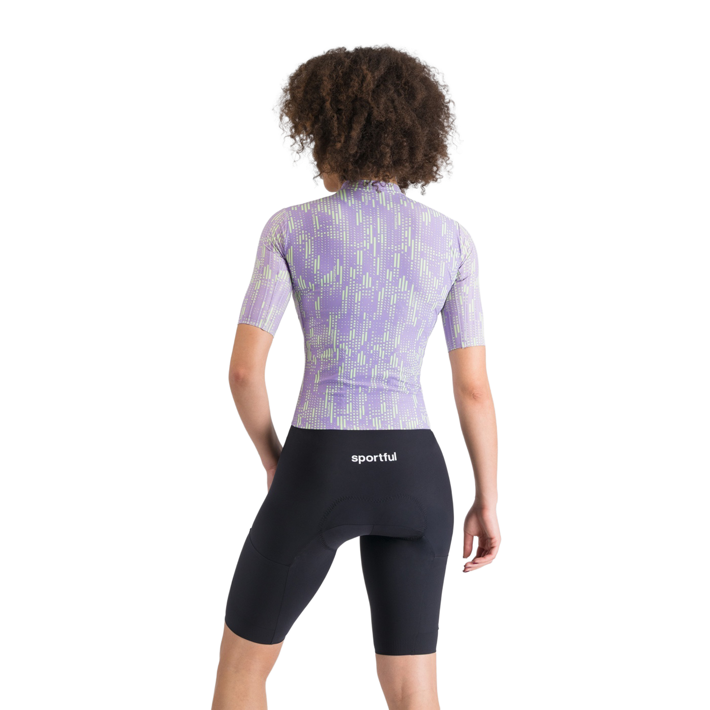 Women's SPORTFUL G-SUIT Short Sleeve Black/Purple