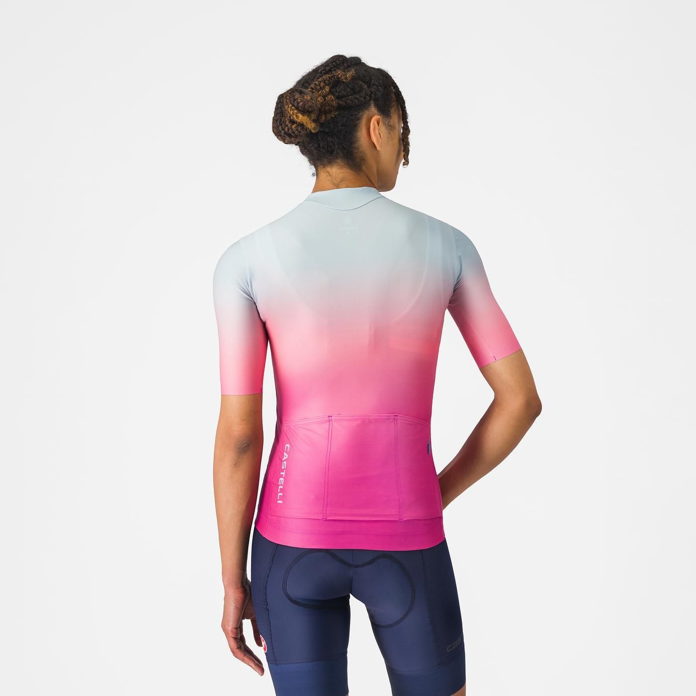 CASTELLI UPF Women's Short Sleeve Jersey Pink