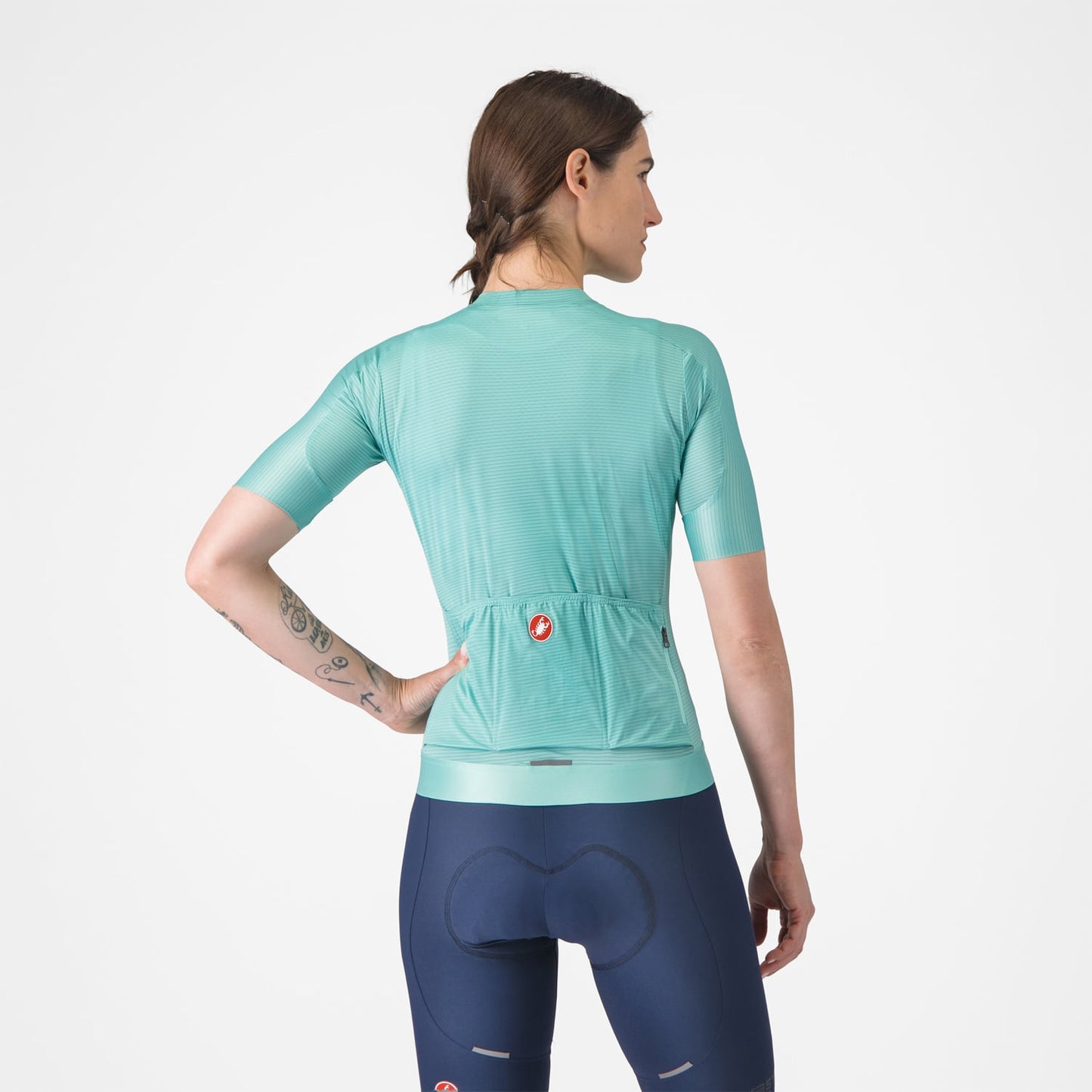 CASTELLI ESPRESSO Ladies Short Sleeve Jersey Turquoise