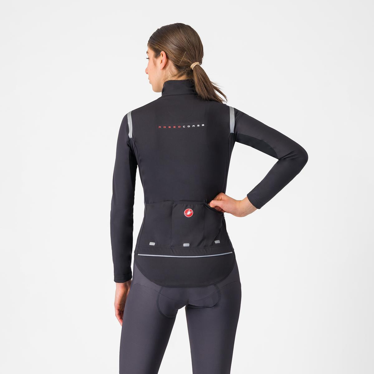Kurtka damska CASTELLI PERFETTO RoS 3 Black/Noir Reflex